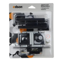 Дверные ручки Edson WC11Q2, с запиранием, цвет черный