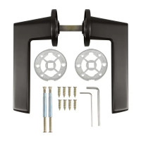 Дверные ручки Edson EDS-86B-R2, цвет графит