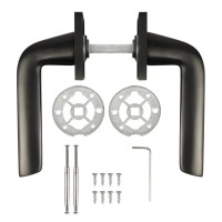 Дверные ручки Edson EDS-161H-Q2, цвет графит