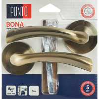 Дверные ручки Punto Bona, без запирания, цвет бронза