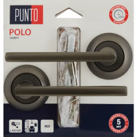 Дверные ручки Punto Polo, без запирания, цвет графит