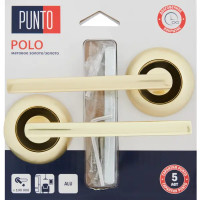 Дверные ручки Punto Polo, без запирания, цвет матовое золото