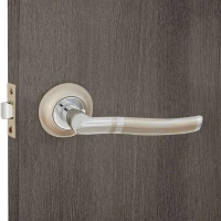 Дверные ручки 67 SN, без запирания, комплект, цвет никель