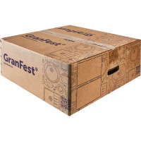 Мойка для кухни врезная Granfest Quarz GF-Z-08 47.9x47.9 см глубина чаши 18 см кварц цвет чёрный