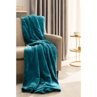 Плед Cuatro 200x220 см микрофибра цвет бирюзовый