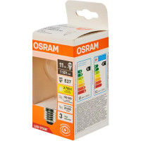 Лампа светодиодная Osram А E27 220/240 В 11 Вт груша 1521 лм теплый белый свет