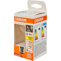 Лампа светодиодная Osram А E27 220/240 В 6 Вт груша 806 лм теплый белый свет