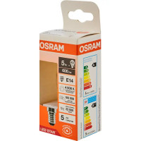 Лампа светодиодная Osram В E14 220/240 В 5 Вт свеча 600 лм нейтральный белый свет