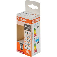 Лампа светодиодная Osram В E14 220/240 В 6 Вт свеча 806 лм нейтральный белый свет