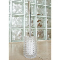 Ёршик для унитаза Proffi Home Glass цвет прозрачный/серебро