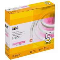Комплект светодиодной ленты IEK Неон 2835P120 120 диод 8 Вт/м 220 В 50 мм IP65 5 м фиолетовый свет