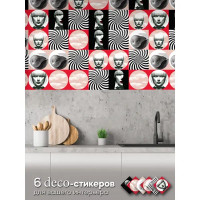 Deco-стикеры Фэйс арт 15x15 см