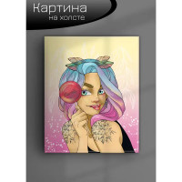 Картина на холсте Сладкая 40x50 см