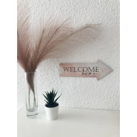 Табличка указатель Welcome Home 10x25 см