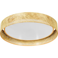 Светильник настенно-потолочный светодиодный 72 Вт с пультом управления 17 м² регулируемый цвет света цвет золотистый