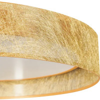 Светильник настенно-потолочный светодиодный 72 Вт с пультом управления 17 м² регулируемый цвет света цвет золотистый