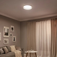 Светильник настенно-потолочный светодиодный 72 Вт с пультом управления 17 м² регулируемый цвет света цвет золотистый