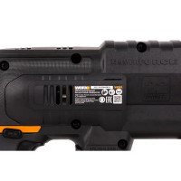 Перфоратор аккумуляторный бесщеточный SDS-plus Worx WX381.1, 20 В Li-ion 1x4 Ач, 2 Дж