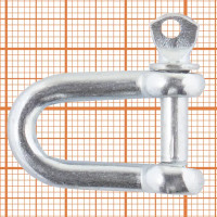 Скоба такелажная 10x5 мм, сталь