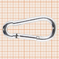 Карабин усиленный DIN 5299C, 10 мм 135 кг