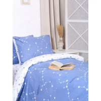 Комплект постельного белья Mona Liza Starry Sky полутораспальный поплин синий