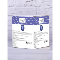 Ваза Круглая стекло цвет синий 19.5 см