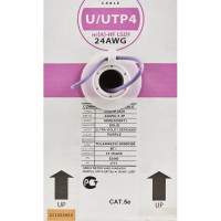 Кабель UTP 4 cat.5e 4x2x0.51 мм² 305 м