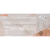 Дверные ручки Fuaro Grazia TL54 с запиранием комплект цвет никель