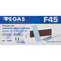 Гвозди для пневмопистолета Pegas Pneumatic F45 тип 18 (45 мм), 5000 шт.