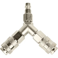 Разветвитель пневматический Pegas Pneumatic Y-образный со штуцером