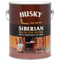 Масло для дерева Husky Siberian прозрачное 2.7 л