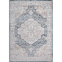 Ковер полипропилен Donna HG227 200x400 см цвет черно-серый