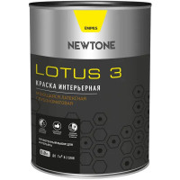 Краска для стен и потолков Newtone Lotus 3 цвет белый 0.8 л