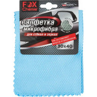 Салфетка для стекол Fox Chemie микрофибра 400x300 мм