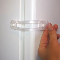 Гибкий фиксатор, силикон, цвет прозрачно-белый, 4 шт.