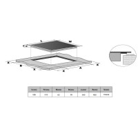 Электрическая варочная панель Weissgauff HV 640 B 58 см 4 конфорки цвет черный
