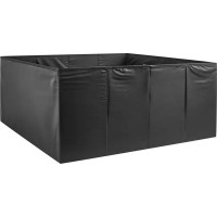 Короб для хранения без крышки полиэстер 52x55x25 черный