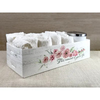 Коробка для хранения Розалия 01 30x10.5x8 см полипропилен разноцветный