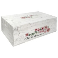Коробка для хранения Розалия 02 33x20x13 см полипропилен разноцветный
