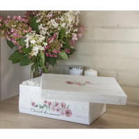 Коробка для хранения Розалия 02 33x20x13 см полипропилен разноцветный