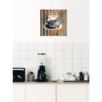 Картина на холсте Чашка кофе 30x30 см
