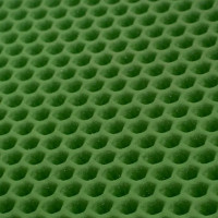 Коврик декоративный полипропилен Сота 40x64 см цвет фисташковый