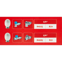 Термостатический комплект Giacomini R470F-KV 3/4\