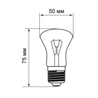 Лампа накаливания Bellight E27 36 В 40 Вт гриб 545 лм теплый белый цвет света для диммера