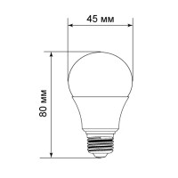 Лампа светодиодная Bellight E27 220-240 В 7 Вт шар 600 лм холодный белый цвет света