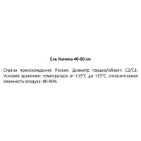 Ель Коника C2 h30-40 см