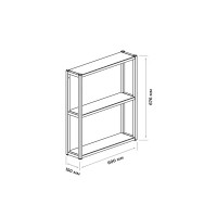 Модуль навесной Ферро 60x67.6x15 см сталь цвет черный