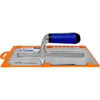 Гладилка зубчатая из нержавеющей стали Vertextools 16-08-08 128x280 мм, зуб 8x8 мм