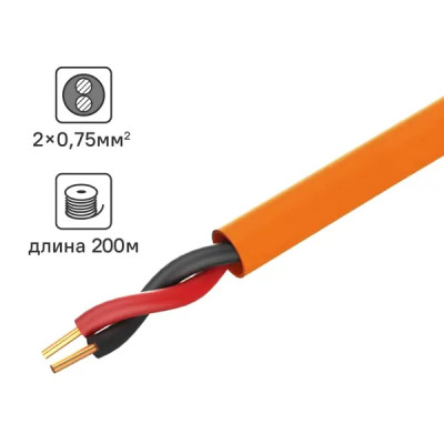 Кабель Tdm Electric КПСнг(А)-FRLS 1x0.75 мм 200 м ГОСТ цвет оранжевый