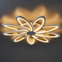 Люстра светодиодная HIGH-TECH LAMPS 240 Вт 50 м² регулируемый белый свет белый цвет